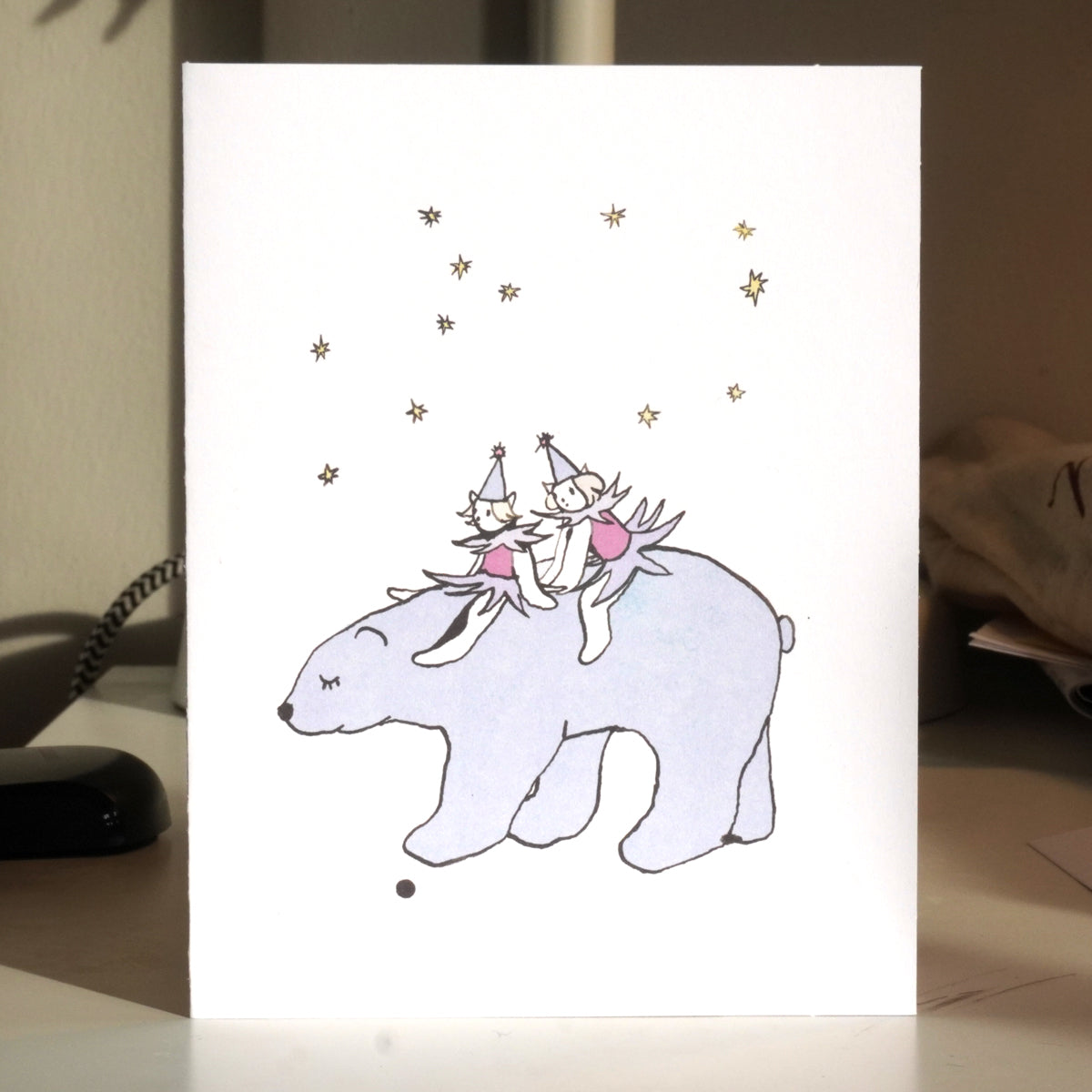 :::☆GREETINGCARD - ::HOLIDAY Card (Polar Bear)